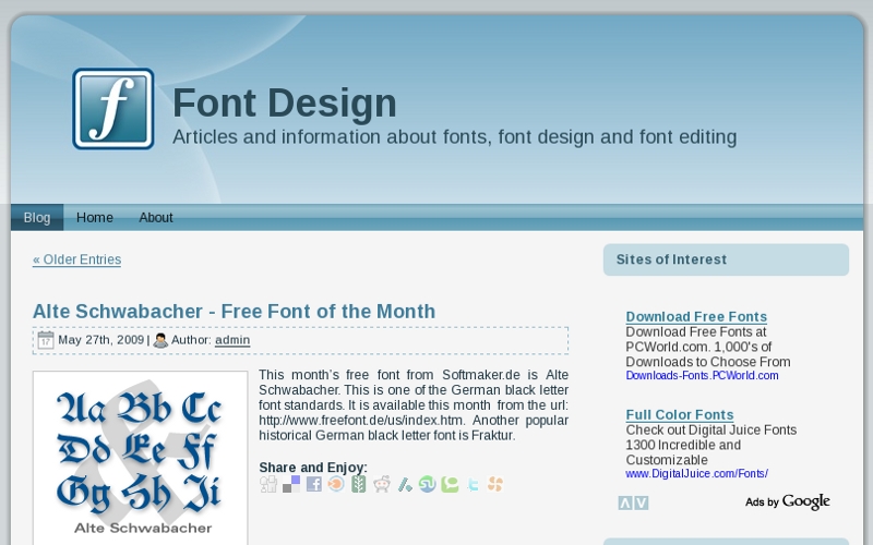 Font design and font editing